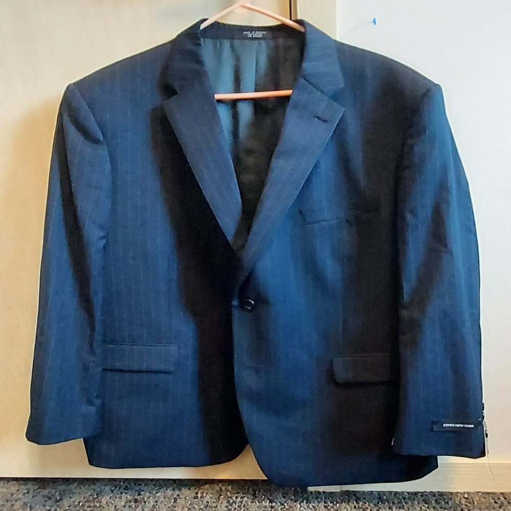New Navy Jones News York 48S W42.5 Worsted Wool 2-piece Suit